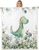 Cute Parrot Blanket Soft Fleece Throw Bird Lover Gift Kids Room Decor Floral Design Home Decoration