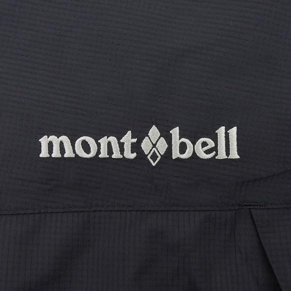 Montbell Куртка Thunder Pass Дождевик Плащ Для Трекинга Активности Drytech Защита от Дождя Сезон Дождей Снаряжение от Дождя 1128635 Мужская (черный (BK) / м)