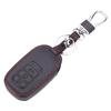 Leather Smart Key Case for Honda Vezel New Specially Designed Key Holder [Kinotaka] (2022-), VEZEL/ZR-V (2023-), Stepwagon, Etc. (Black)