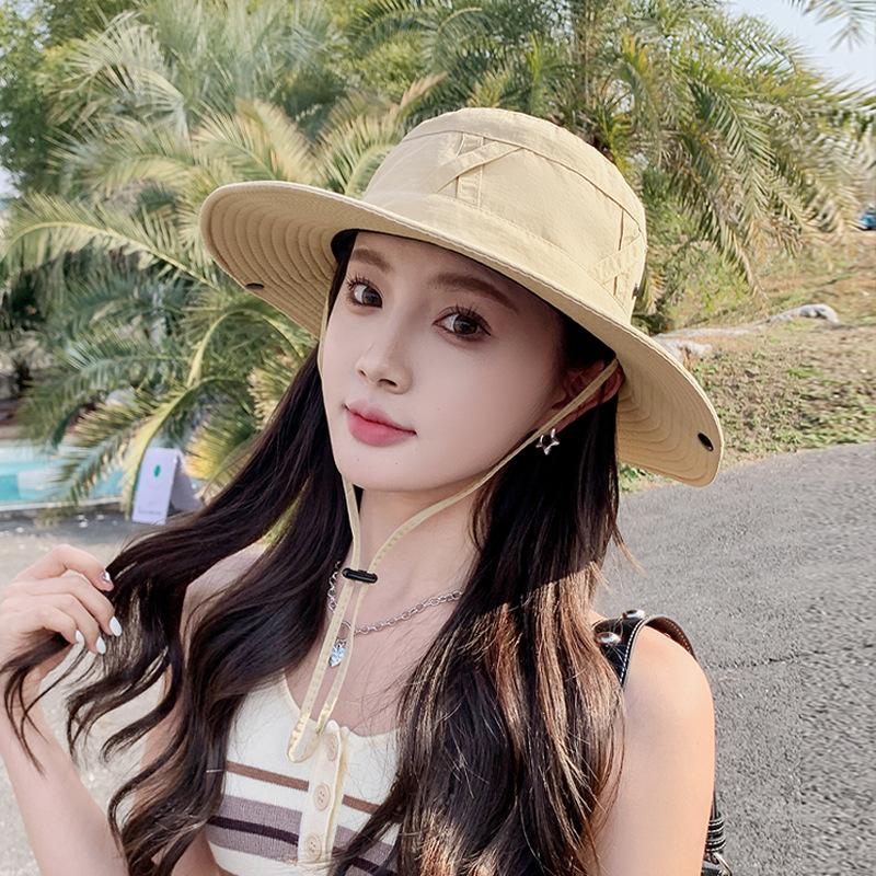 9230 летняя шляпа от солнца с широкими полями весна и осень для активного отдыха, альпинизма, рыбалки, женская, солнцезащитная, дышащая шляпа-ведро