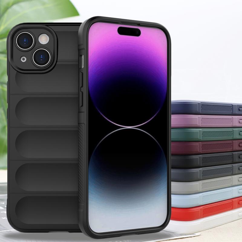 Для чехлов Funda iPhone 15 Чехол для iPhone 15 Plus 15 Pro Max Приятный для кожи ТПУ Ударопрочный Силиконовый Защитный Чехол для Задней Панели Телефона