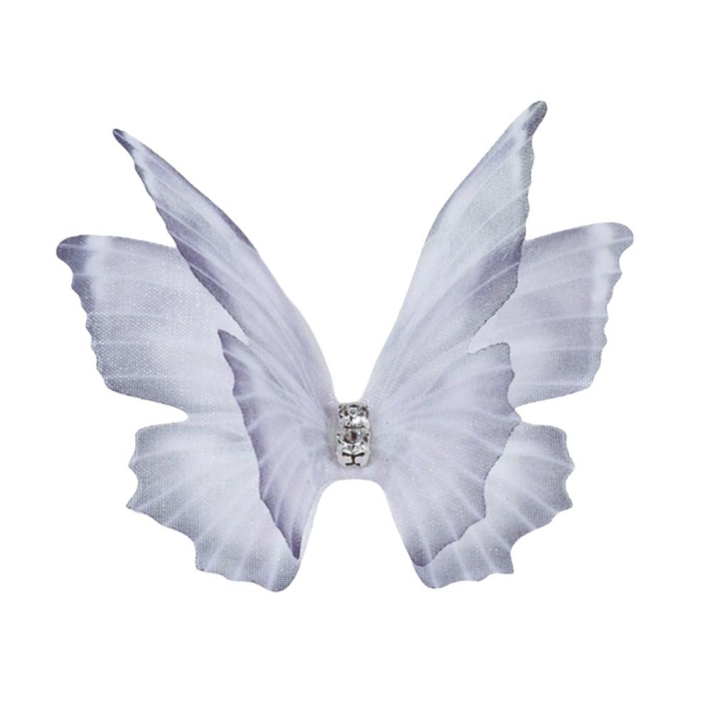 50 шт. Аппликации-бабочки из органзы градиентного цвета, Материалы для дизайна одежды