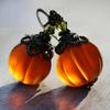 Retro Pumpkin Pendant Water Drop Halloween Earrings: Unique and Funny Ear Accessories