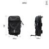 DOD Tsoitsoi Sakosh UHMWPE Lightweight Water-Repellent Outdoor Travel Hands-Free Sakosh 2-Way Multi-Storage with Shoulder Strap BA157-BK
