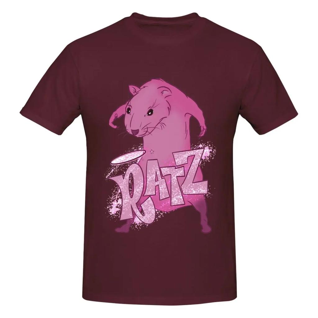Ratzs Pink Mouse Merch Tshirt For Unisex Cotton Plus Size T Shirts Unisexs Tees Short Crew Neck Summer Clothes Tops S6xl