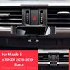 Автомобильный держатель для мобильного телефона для Mazda 6 ATENZA 2022 2021 2019 Raptor Mounts Кронштейн Стенд для GPS Вращающаяся подставка Аксессуары ujcdg07