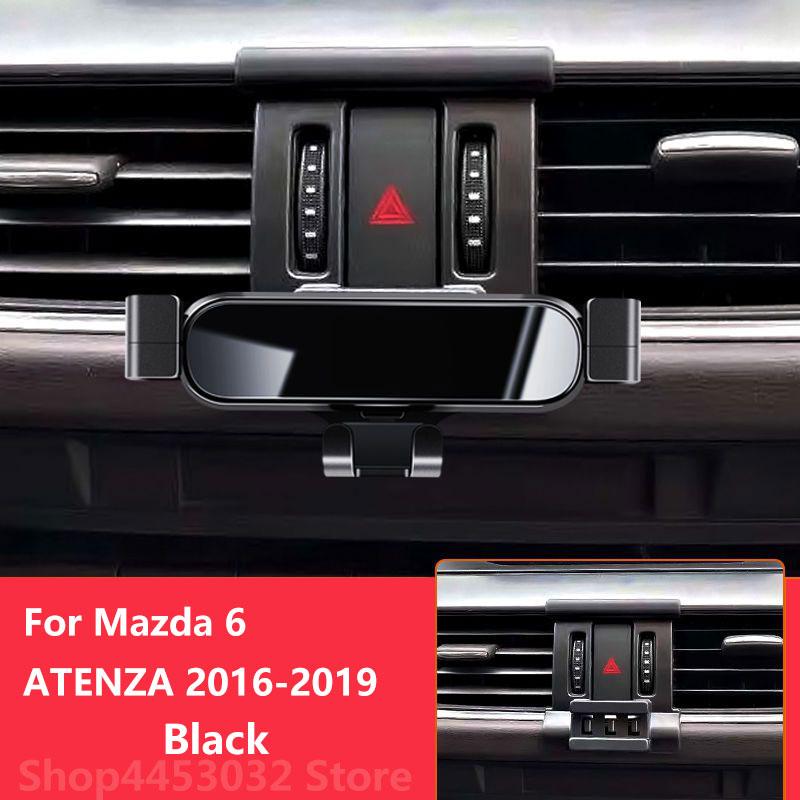 Car Mobile Phone Holder for Mazda 6 ATENZA 2022 2021 2019 Raptor Mounts Bracket GPS Stand Rotatable Support Accessories J1