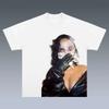 Rihanna Print Loose YK Hip Hop Street Short Sleeve HighQuality Casual Unisex Men and Women TShirt Mens Tshirts