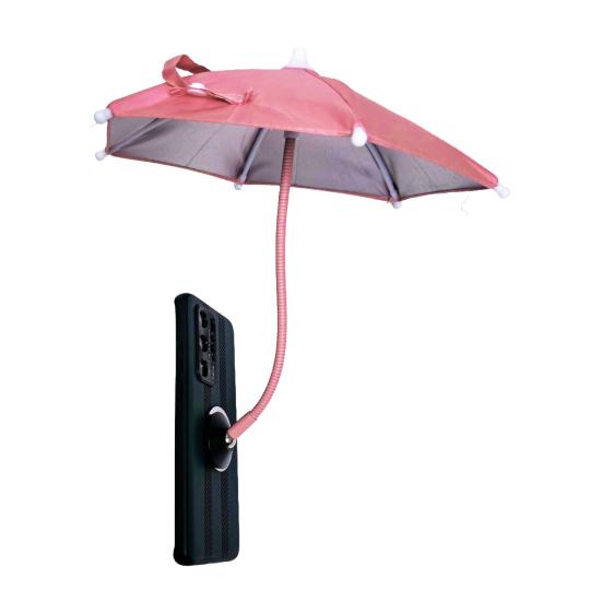 Magnetic Phone Umbrella Rotary Gooseneck Sun Protection Adjustable Outdoor Mobile Phone Sun Shade Cover Cell Phone Accessories