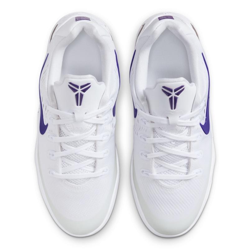 (GS) Nike Kobe 9 EM Low TB 'White Court Purple' Kids' FV3607-101