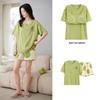 Пижама женская летняя с подушками, милые и симпатичные шорты, можно носить поверх хлопкового костюма с короткими рукавами, домашняя одежда
