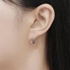 S925 Sterling Silver Women's Simple Polished Hoop Earrings and Ear Cuffs Hot-Selling