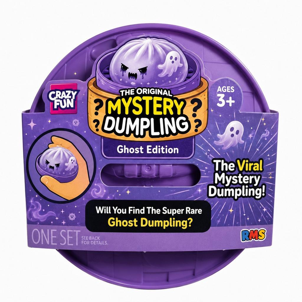 Halloween Fake Steamed Bun Squishy Toy Stress Relief 8.5CM