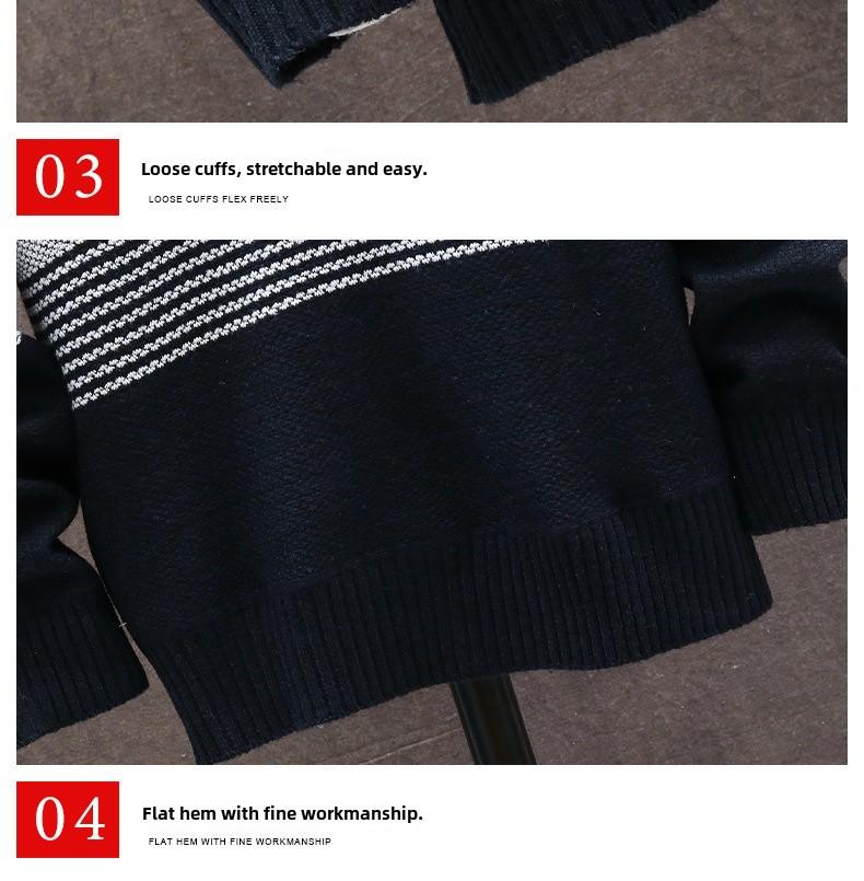 Men's Plush Hooded Cardigan Sweater - 2021 Collection, Thick & Large Size