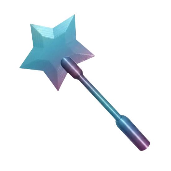 14-Inch 3D Printed Tap to Pay Star Wand Contactless Payment Universal NFC Credit Card Holder Plastic Star Shape Wand Toy