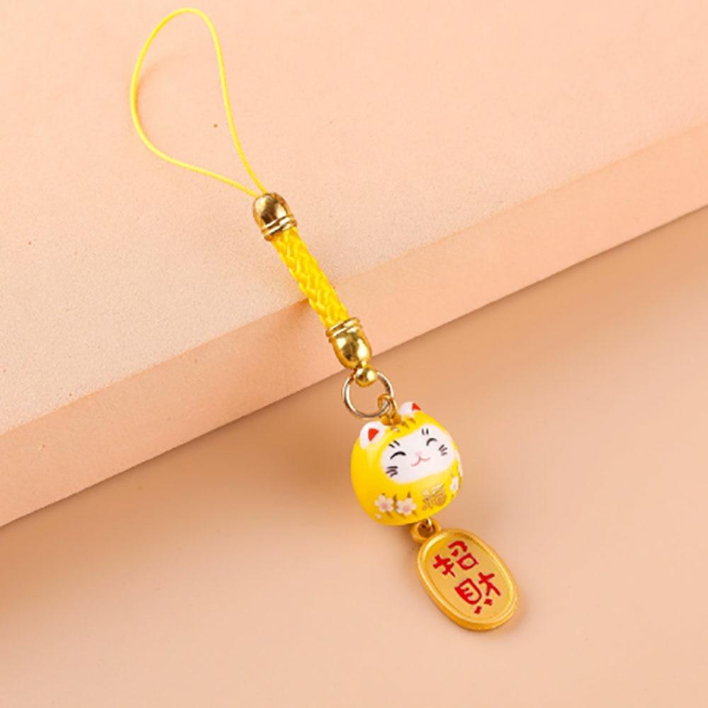 Charm Japanese Hang Phone Key Strap Lucky Cat Phone Straps Bag  Accessories