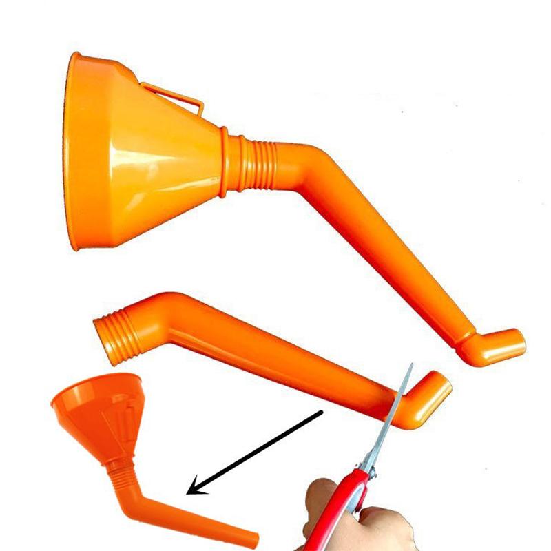 Воронка для заправки с фильтром, съемный шланг, воронка для заправки моторного масла автомобиля, мотоцикла, воронка с длинным горлом, инструменты для ремонта автомобиля
