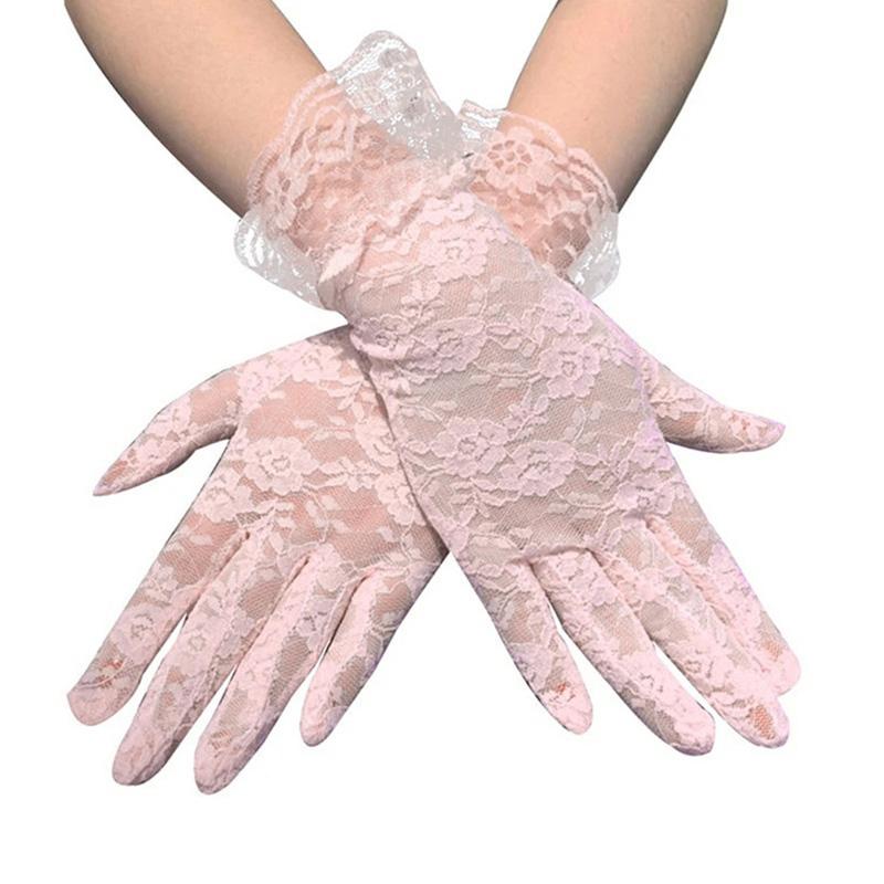 Женские перчатки кружева Хэллоуин свадьба вечеринка свадебные аксессуары