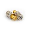 F Female Jack To Sma Female Jack Straight Coaxial Coax Rf Adapter Connector