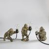 Modern Mini Gorilla Table Lamp Cute Resin Monkey Desk Lamp Children's Bedroom Bedside Lamp Decoration Lights Decor Holiday Gifts