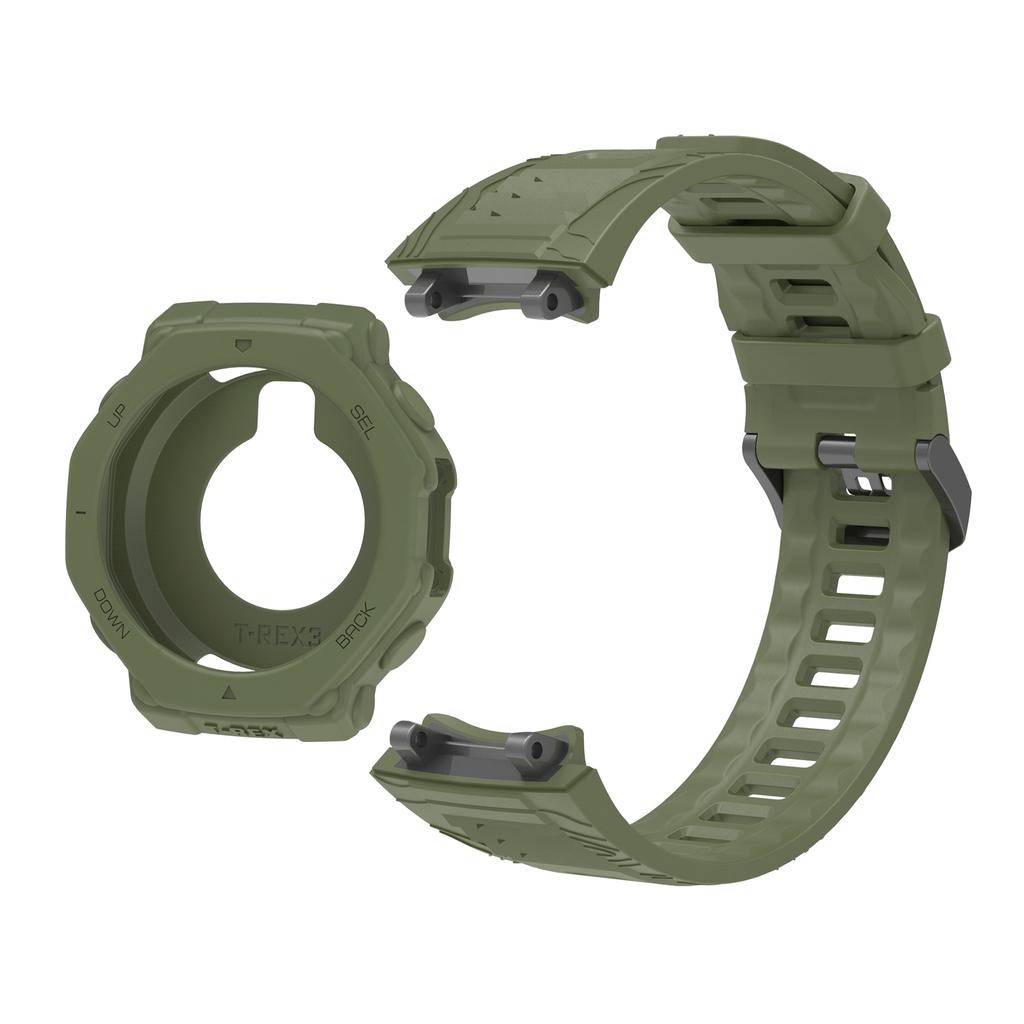 Для Huami Amazfit T-Rex 3 ремешок и корпус часов того же цвета одноцветный регулируемый ремешок + украшение в виде ракушки