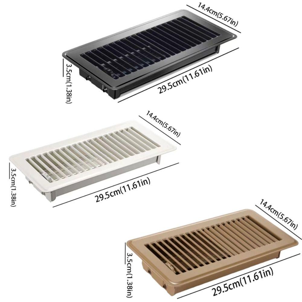Carbon Steel Floor Register High Efficiency Air Vent Covers 2-Pack Floor Vent Covers  Home Floor