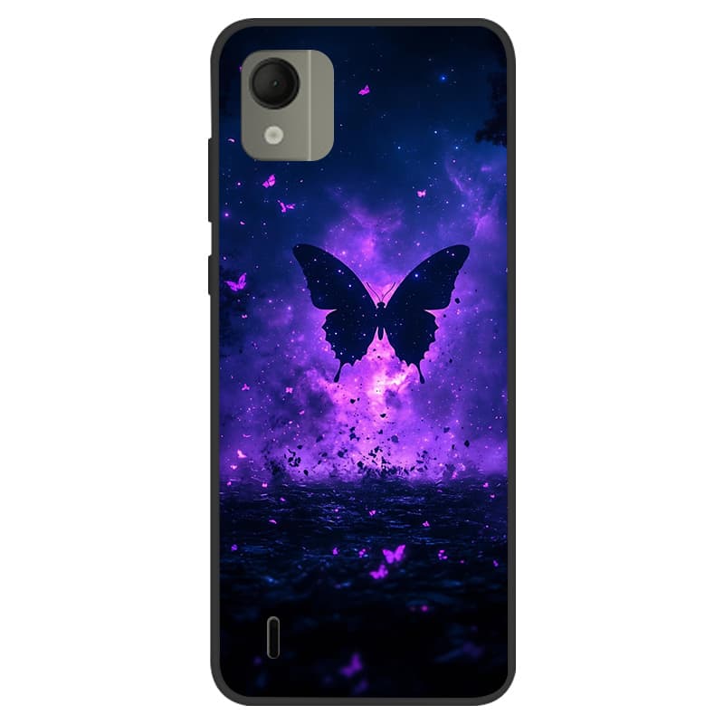 Case For Nokia C110 Case Cool Silicone Protective Cover for Nokia C110 C 110 Bumper Fundas NokiaC110 Coque Cute Cat Shell 2023