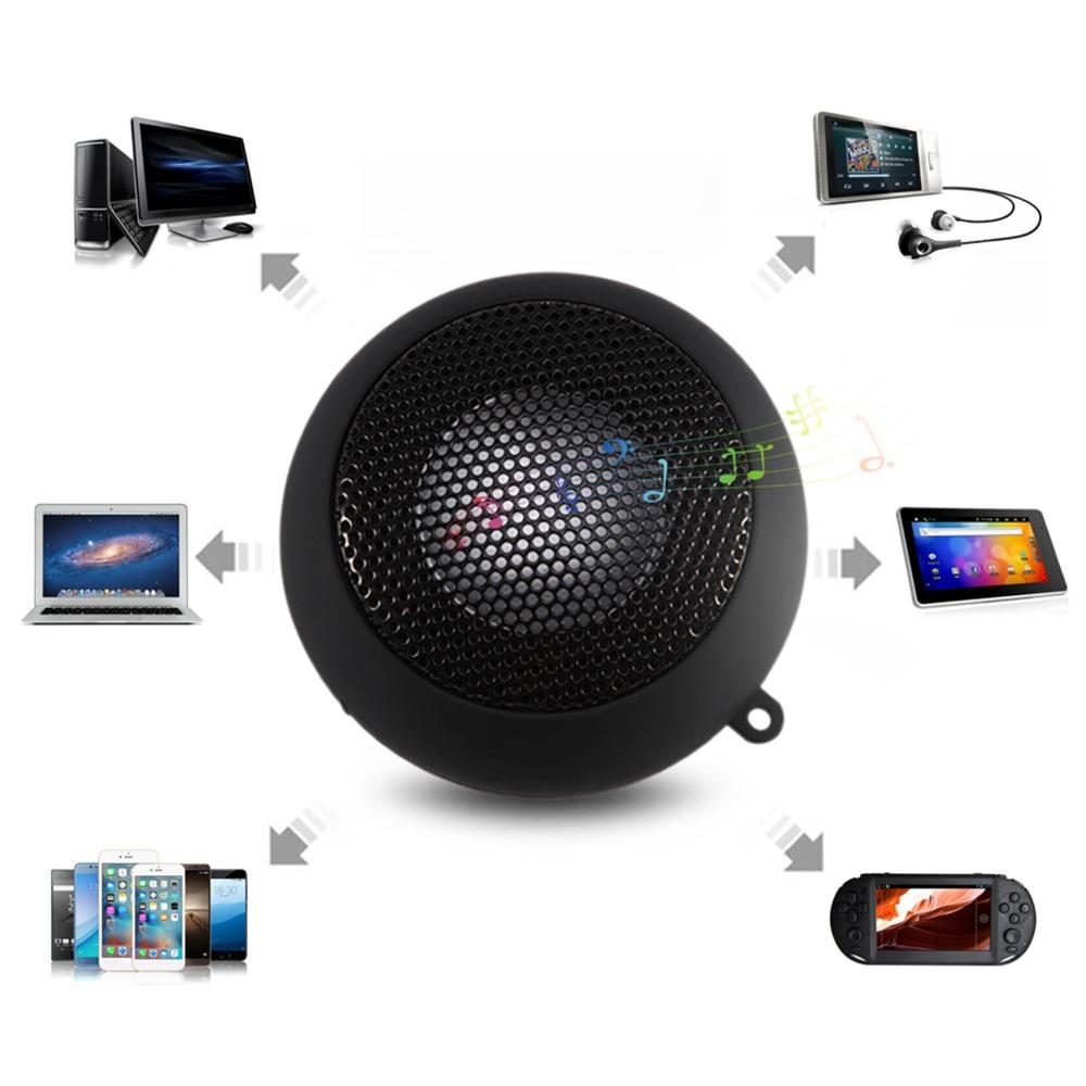 Compact Design Mini Travel Speaker 3.5mm Audio Jack Loud Speaker Compact Portable Speaker Home Use