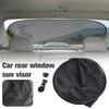 1 шт. солнцезащитный козырек на окно автомобиля 100x50 см сетчатый изоляционный солнцезащитный козырек складной передний/задний козырек от солнца на лобовом стекле