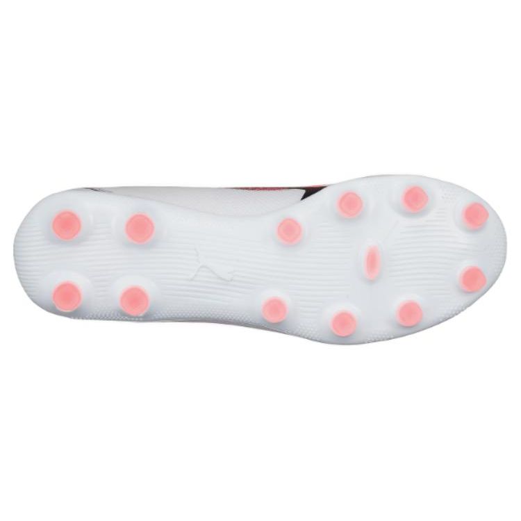 Puma Ultra Match Comfortable Versatile Football Shoes Men Football Shoes White Pink 107519-01