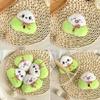 Cute Festival Traditional Zongzi Plush With Pp Cotton Filling Keychain Toy