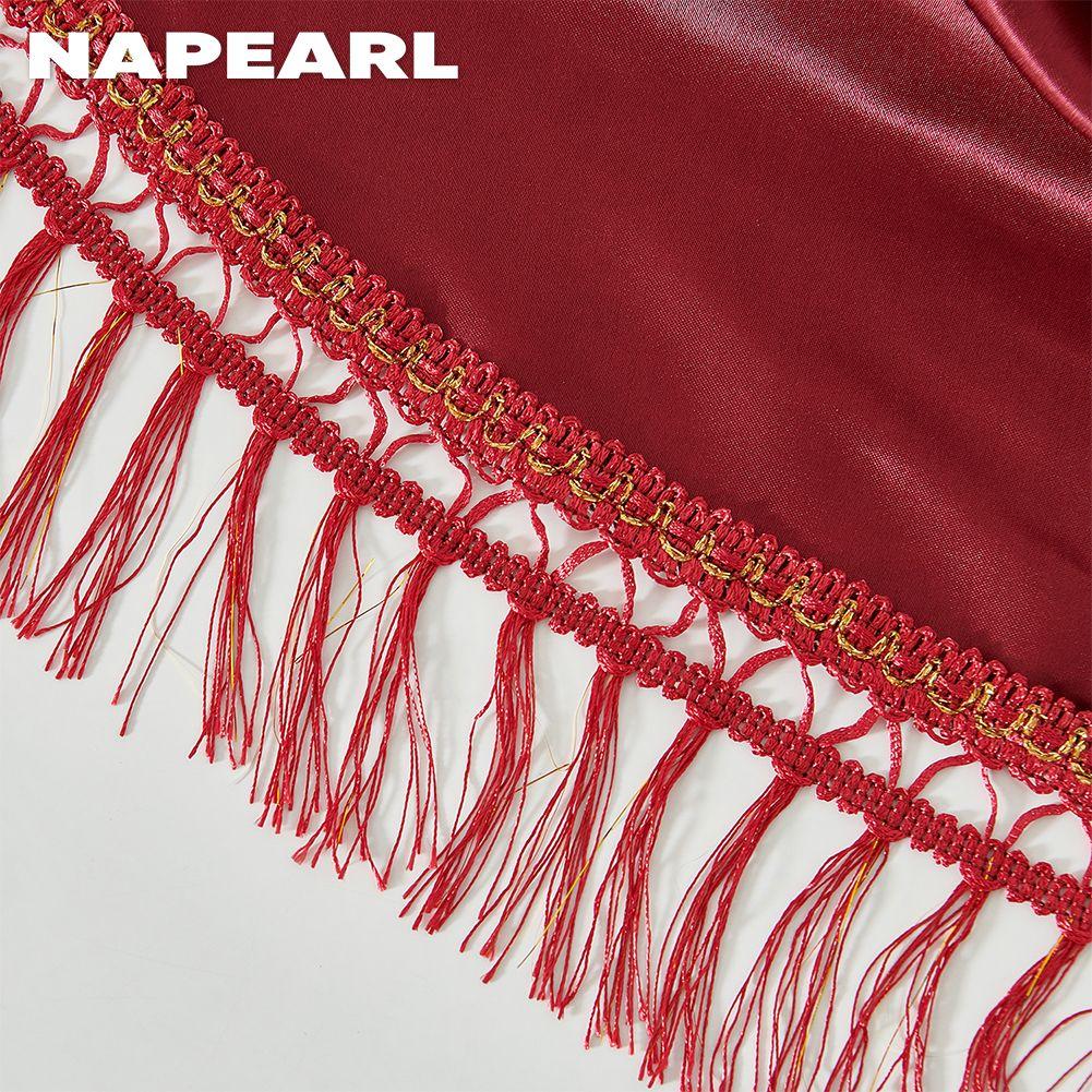 Набор NAPEARL 70-80% затемняющих новогодних атмосферных штор и карнизов, новогодние украшения для гостиной, спальни, домашний декор