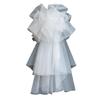 Bridal Veil Bride Elaborate Veil Headscarf Veil Bachelorette Party White