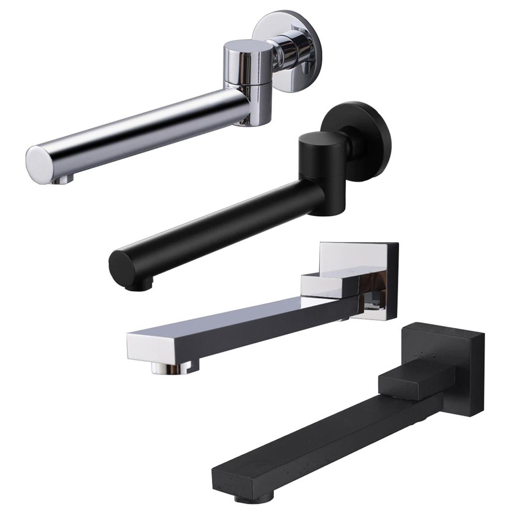 Настенный настенный настенный настенный смеситель для душа для ванны, смеситель для душа, наполнитель для излива, складывающийся на 180 градусов