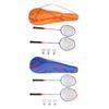 Badminton Rackets Set for Outdoor Backyard Games Training Including 2 Racquets 3 Nylon Badminton Shu