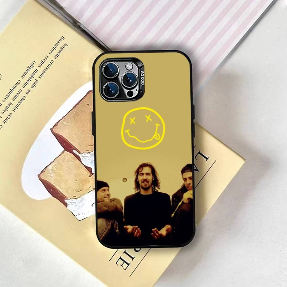 Чехол для телефона рок-группы Nirvana для iPhone 17,16,15,14,13,12,11 Plus,Pro Max,XS,Разноцветный Серебряный чехол для телефона Funda Cover