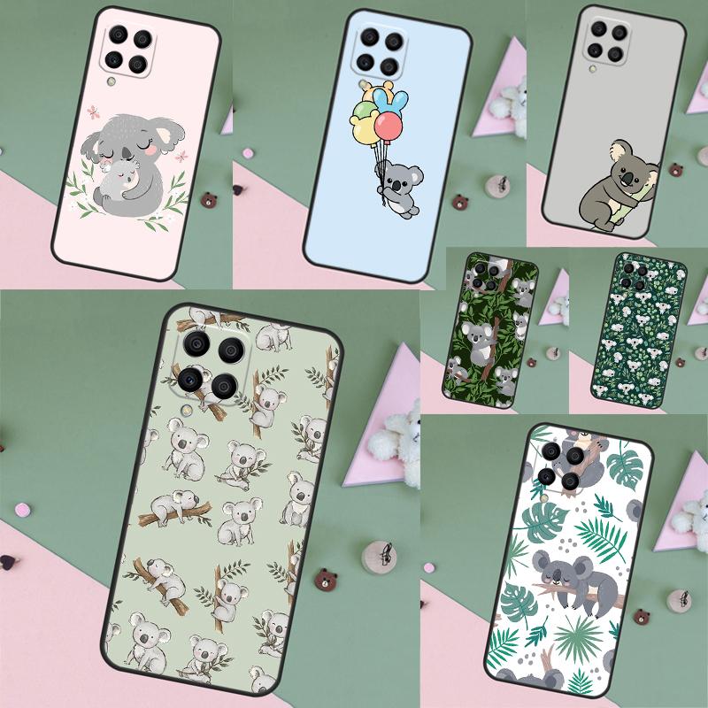 Cartoon Painting Animal Koala Case For Samsung Galaxy M15 M55 M12 M13 M14 M54 M23 M16 M11 M21 M31 M20 M34 M52 M32 M36 M56