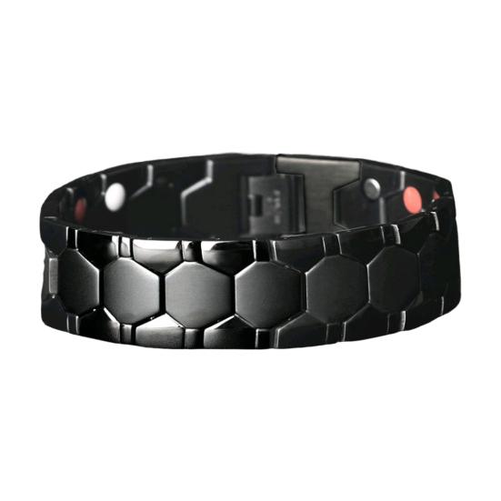 Men Bracelet Magnetic Durable Detachable Therapy Bracelet Daily Jewelry
