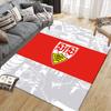 VFB logo Flannel Printed Carpet, Home Sofa Decoration for Living Room & Bedroom, Non‑Slip Play Flannel Floor Mat for Game Room