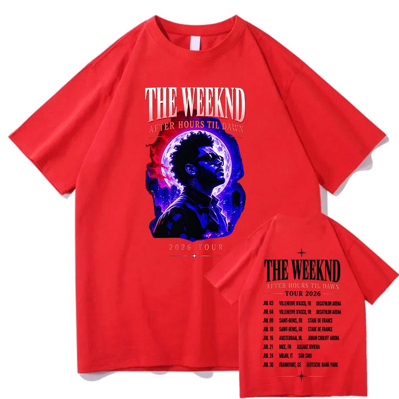 The Weeknd After Hours Til Dawn Merch T Shirt Unisex Unisex Casual Short Sleeve Tee Shirt Unisex Fashion Aesthetic Trend Y2K Tshirt