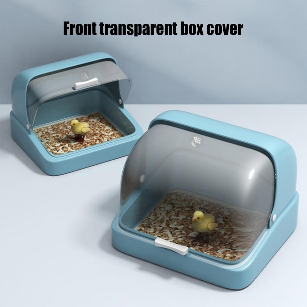 НОВЫЙ Брудер для цыплят Инкубатор для птиц Брудерная коробка Обогреватель для цыплят Визуальное гнездовое ящик Греющая подстилка с 3 температурными режимами Среда обитания для птицы