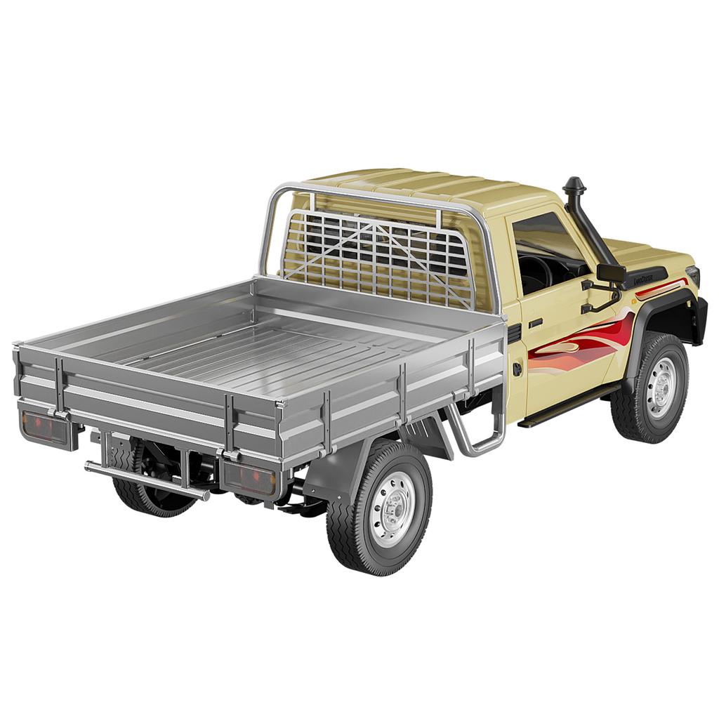 Remote Control Car, 2.4GHz Electric Vehicle with LED Lights, 1:14 Scale Rechargeable Pickup Truck