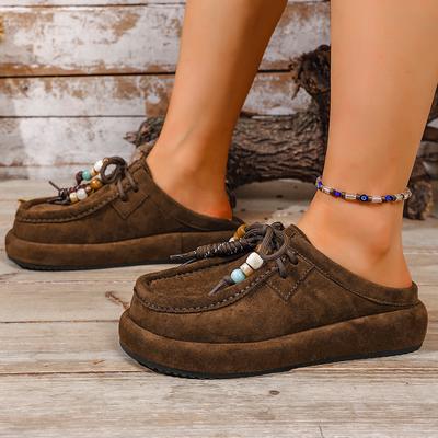 Женские кроссовки для улицы, отдыха, отпуска, дизайнерские, на плоской подошве, весенние, с закрытым носком, на толстой подошве, полушлепанцы для женщин