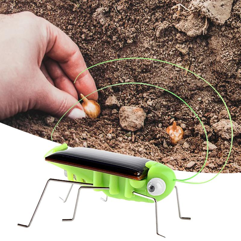 Solar Grasshopper Toy Puzzle Children Selected Gift Simulation Insect Gift Boys And Girls Science Education Funny Moving Toy Kid