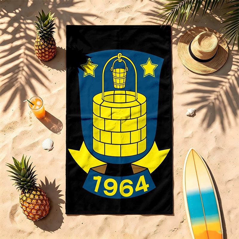 Brondby IF (5) Theme Beach Towel Sand Resistant Soft And Comfortable Suitable For The Pool Camping Yoga And Diving A Travel