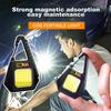 LED COB Keychain Light 200mAh Camping Pocket Lamp IPX4 Waterproof Handheld Emergency Light with Hook for Camping Fishing Walking