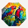 Colorful Parrot Tropical Bird Round Sticker Decal for Laptop Phone Tablet Car Window Bumper Notebook MacBook Cup Door Wall DecorationUmbrell