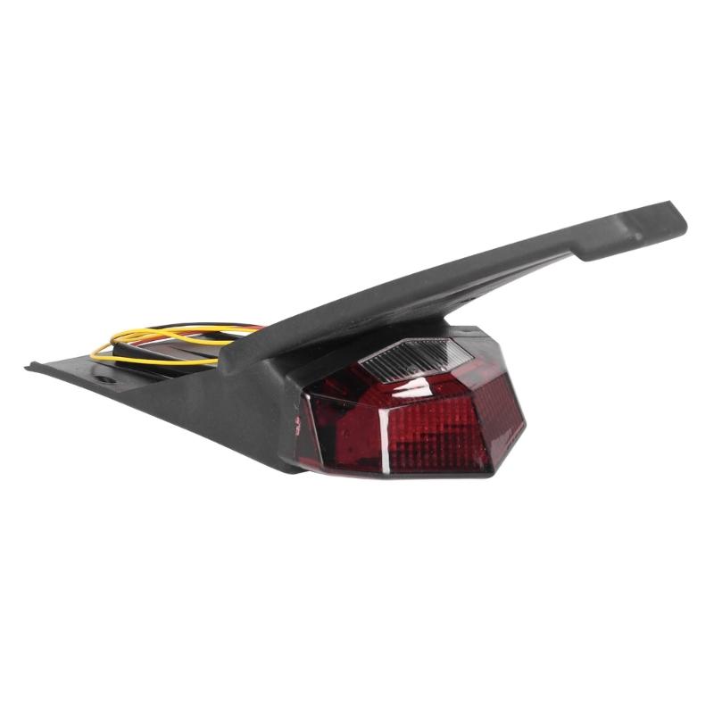 Светодиодный задний фонарь для мотоцикла со встроенными поворотниками Водонепроницаемый светодиодный задний фонарь Лампа высокой видимости для автомобилей