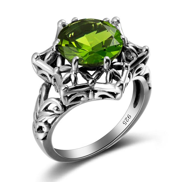 Кольца с фиолетовым аметистом и драгоценными камнями в форме звезды Давида для женщин из стерлингового серебра 925 пробы, модные ювелирные изделия, уникальный подарок ручной работы