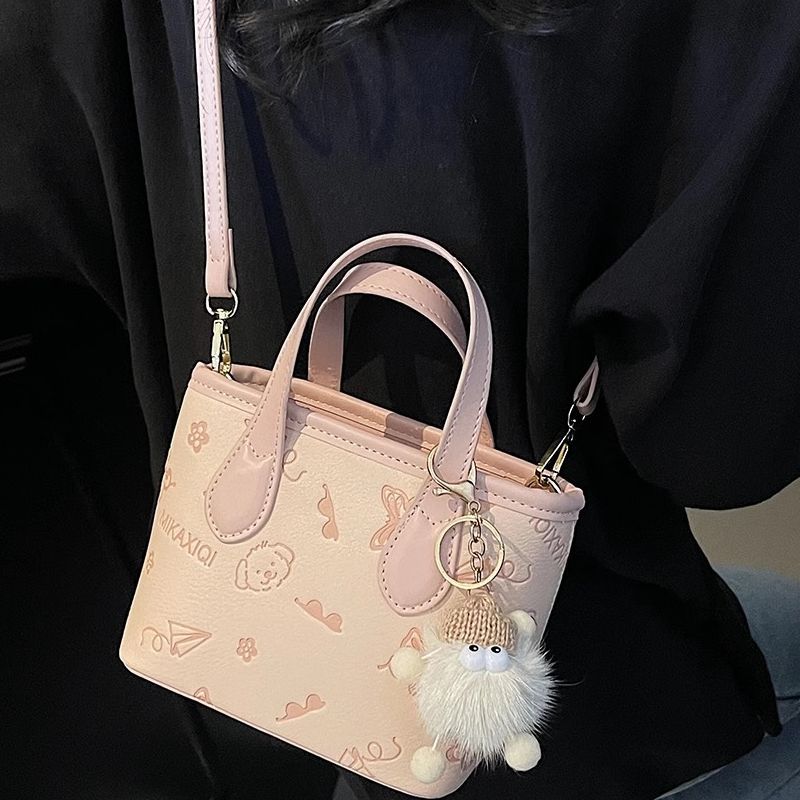 This Year's Popular Contrasting Small Bag Women's 2025 New Spring and Summer Crossbody Bag Super Hot Embossed Handbag Shoulder